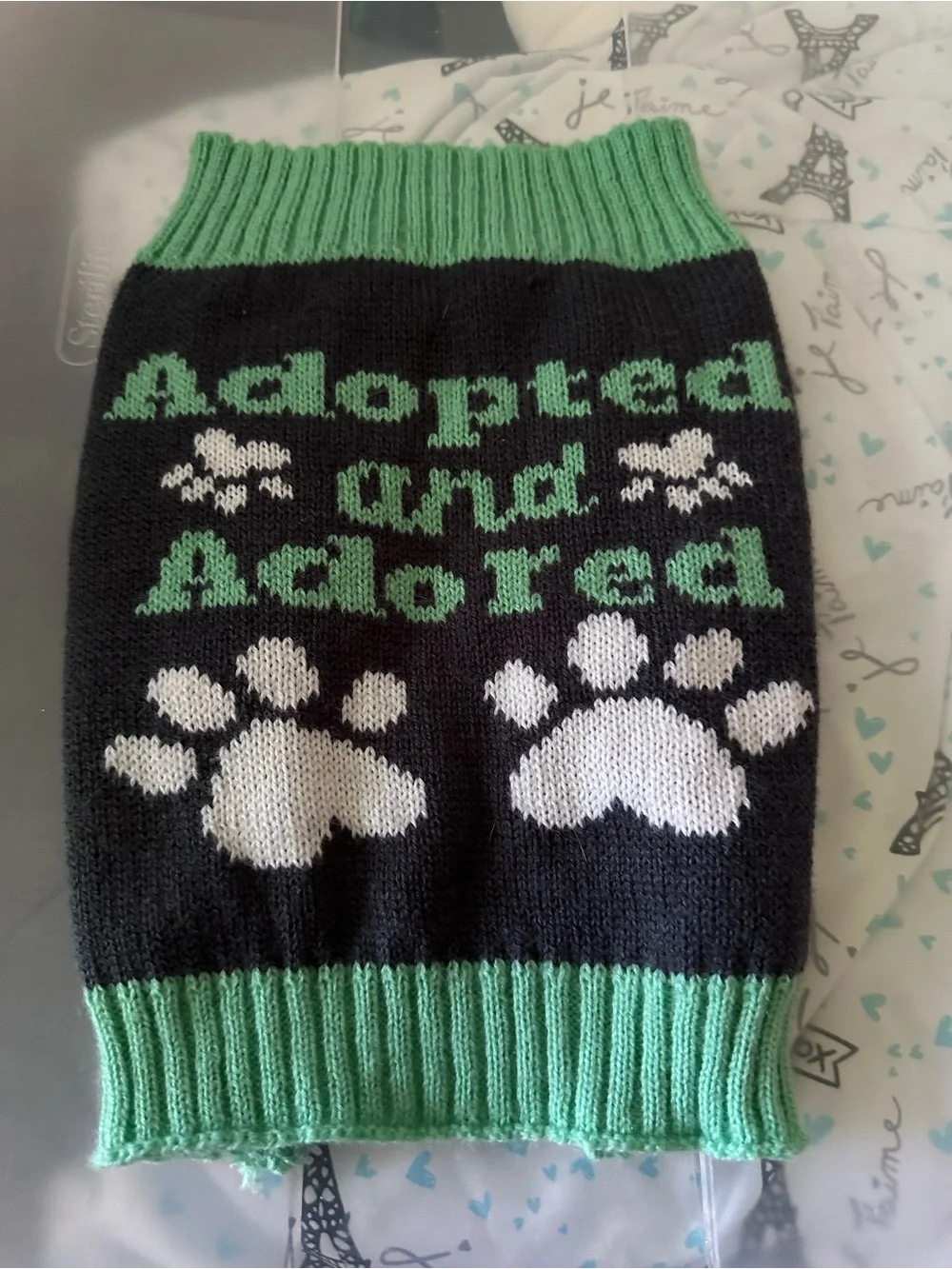 N/A black knit